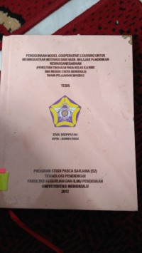 PENGGUNAAN MODEL COOPERATIVE LEARNING UNTUK MENINGKATKAN MOTIVASIDAN HASIL BELAJAR PKN