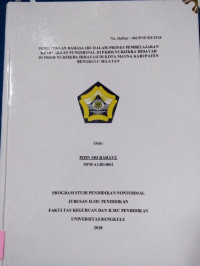 PENNGGUNAAN BAHASA IBU DALAM PROSES PEMBELAJARAN KEAKSARAAN FUNGSIONAL DI PKBM NURZIKRA HIDAYAH DI KOTA MANNA KABUPATENN BNEGKULU SELATANN