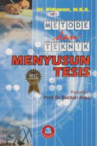 METODE dan TEKNIK MENYUSUN TESIS