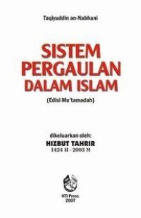 SISTEM PRGAULAN DALAM ISLAM