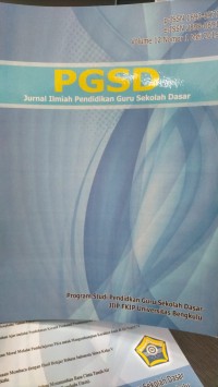 Image of JURNAL ILMIAH PGSD 2019