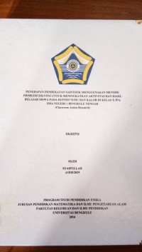 ETNOBOTANI TUMBUHAN PEKARANGAN SEBAGAI OBAT TRADISIONAL MASYARAKAT SUKU SERAWAI KELURAHAN DUSUN BARU KABUPATEN SELUMA BENGKULU DALAM PENGEMBANGAN SUMBER BELAJAR BIOLOGI SMA
