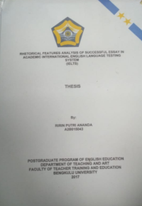 MENETUKAN KEDALAMAN MUKA AIR TANAH DENGAN METODE AIR LISTRIK TAHANAN JENIS 2D DI KELURAHAN PASAR TAIS KECAMATAN SELUMA KOTA SERTA IMPLEMENTASINYA DALAM PEEMBELAJARAN FISIKA DI SMA NEGERI 7 SELUMA