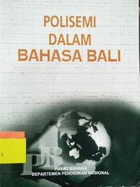 POLISEMI DALAM BAHASA BALI