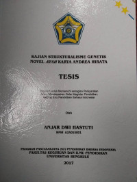 KAJIAN STRUKTURALISME GENETIK NOVEL AYAH KARYA ANDREA HIRATA