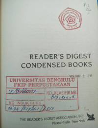 READER'S DIGEST CONDENSED BOOKS