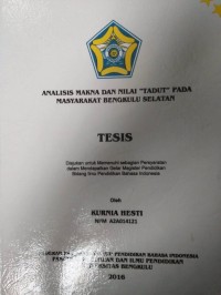 ANALISIS MAKNA DAN NILAI 