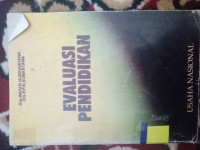 EVALUASI PENDIDIKAN