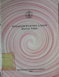 STRUKTUR SASTRA LISAN BATAK TOBA