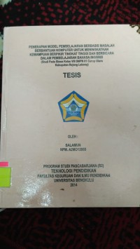 PENERAPAN MODEL KOOPERATIF TIPE NUMBERED HEAD TOGETHER (NHT) UNTUK MENINGKATKAN KESIAPAN DAN PRESTASI BELAJAR SISWA PADA MATA PELAJARAN PKN DI KELAS V SDN 08 TABA PENANJUNG KAB BENGKULU TENGAH