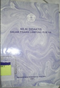 NILAI DIDAKTIS DALAM PISAAN LAMPUNG PUBIAN