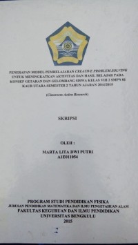 PENERAPAN MODEL PEMBELAJARAN CIRC ( COOPERATIVE INTEGRATED READING DAN COMPOSITION ) UNTUK MENINGKATKAN KEMAMPUAN MEMBACA DAN MENULIS DALAM PELAJARAN BAHASA INGGRIS DIKELAS VIII MTSN IPUH