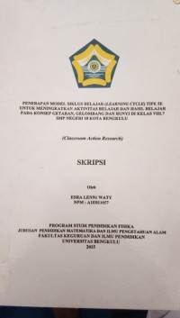 KORELASI MOTIVASI BELAJAR BIOLOGI DENGAN PRESTASI BELAJAR BIOLOGI SISWA KELAS VIII SMPN 1 SINDANG BELITI ILIR KABUPATEN REJANG LEBONG