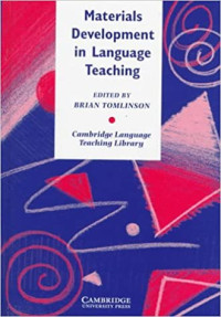 Materials Development in Language Teaching