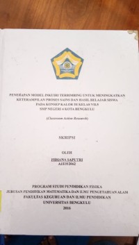 PENERAPAN MODEL KOOPERATIF TIPE STUDENT TEAMS ACHIEVEMENT DIVISION (STAD) PADA KONSEP CIRI-CIRI MAKHLUK HIDUP UNTUK MENINGKATKAN AKTIVITAS DAN HASIL BELAJAR SISWA KELAS VII E SMP NEGERI 1 KAUR UTARA