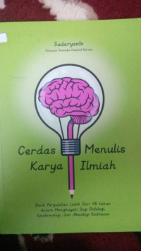 CERDAS MENULIS KARYA ILMIAH