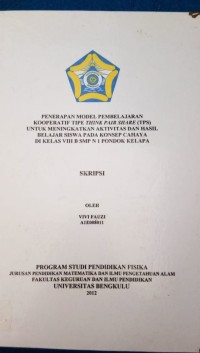 STUDI ANATOMI DAUN TIGA SPESIES LIDAH MERTUA DI UNIVERSITAS BENGKULU SEBAGAI MEDIA PEMBELAJARAN BIOLOGI DI SMA