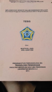 IMPLEMENTASI WEBSITE DALAM BIMBINGAN BELAJAR