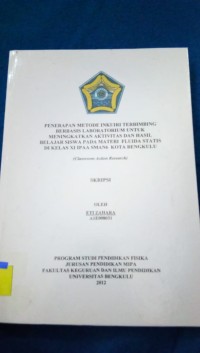 PENGARUH PENGETAHUAN AWAL TERHADAP PEMILIHAN MASALAH PADA PEMBELAJARAN BIOLOGI BERBASIS MASALAH (PBM) SISWA KELAS XI IPA SMAN 6 BENGKULU