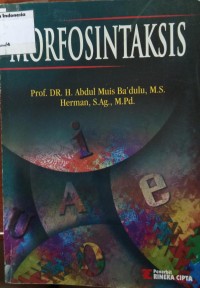 MORFOSINTAKSIS