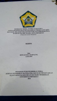 A STUDY OF TEACHING STRATEGIES APPLIED BY FIELD PRACTICLE (PPL) TEACHERS IN WRITING SKILL AT SENIOR HIGH SCHOOLS IN KOTA BENGKULU