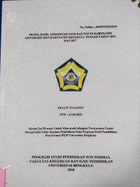 PROFIL HASIL AKREDITASI PAUD DAN PNF DI KABUPATEN KEPAHIANG DAN KEBUPATEN BENGKULU TENGAH TAHUN AJARAN 2016 DAN 2017