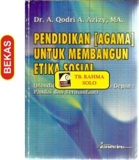 PENDIDIKAN UNTUK MEMBANGUN ETIKA SOSIAL