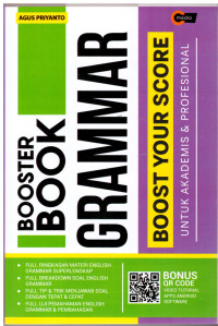 BOOSTER BOOK GRAMMAR BOOST YOUR SCORE UNTUK AKADEMIK & PROFESIONAL