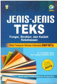 JENIS-JENIS TEKS FUNGSI, STRUKTUR, DAN KAIDAH KEBAHASAAN