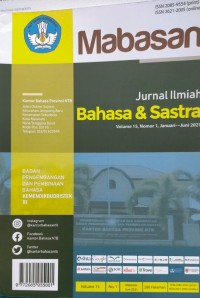 Image of JURNAL ILMIAH BAHASA DAN SASTRA