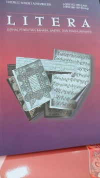 Image of JURNAL LITERA