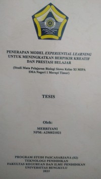 PENERAPAN MODEL PEMBELAJARAN BERBASIS MASALAH UNTUK MENINGKATKAN BERPIKIR KRITIS DAN PRESTASI BELAJAR SISWA