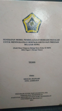 MENERAPKAN MODEL EXPERIENTIAL LERNINGNUNTUK MENINGKATKAN BERPIKIR KREATIF