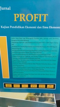 Image of JURNAL PROFIT KAJIAN PENDIDIKAN EKONOMOI DAN ILMU PENDIDIKAN 2015