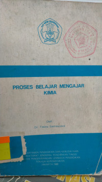 PROSES BELAJAR MENGAJAR KIMIA