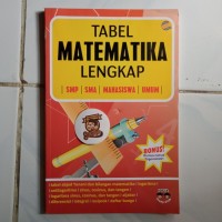 Tabel matematika lengkap smp sma mahasiswa umum