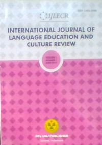INERNATIONAL JOURNAL OF LANGLUAGE EDUCATIO AND CULTURE REVIEW