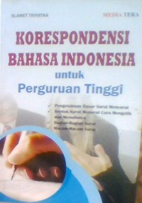 KORESPONDENSI BAHASA INDONESIA