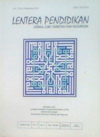 LANTERA PENDIDIKAN JUARNAL ILMU TARBIYAH
