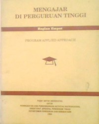 MENGAJAR DI PERGURUAN TINGGI