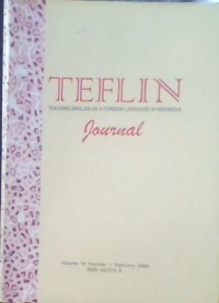 TEFLIN TEACHING ENGLISH AS A FOREIGN LANGLUAGE IN INDONESIA