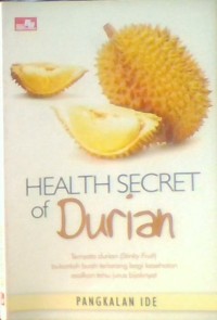 HEALTH SECRET OF DURIAN