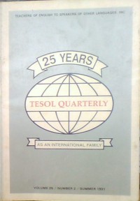 TESOL QUARTERLY