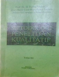 METODOLOGI PENELITIAN KUALITATIF