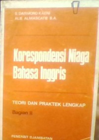 KORESPONDENSI NIAGA BAHASA INGGRIS