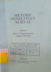 METODE PENELITIAN SURVAI