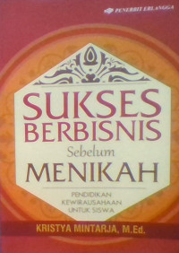 SUKSES BERBISNIS SEBELUM MENIKAH