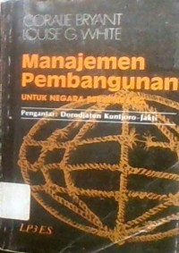 MANAJEMEN PEMBAGUNAN UNTUK NEGRA BERKEMBANG
