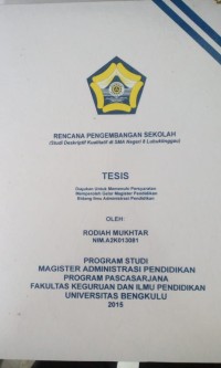 RENCANA PENGEMBANGAN SEKOLAH