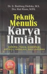 TEKNIK MENULIS KARYA ILMIAH